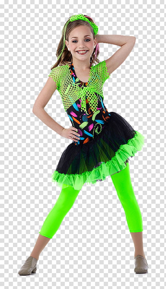 Dance Moms Renovado Parte , smiling girl wearing green and black mesh dress transparent background PNG clipart