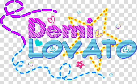 text Demi Lovato transparent background PNG clipart
