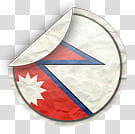 world flags, Nepal icon transparent background PNG clipart