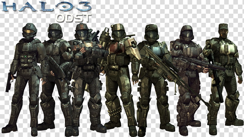 Halo  ODST Squad, Halo  poster transparent background PNG clipart