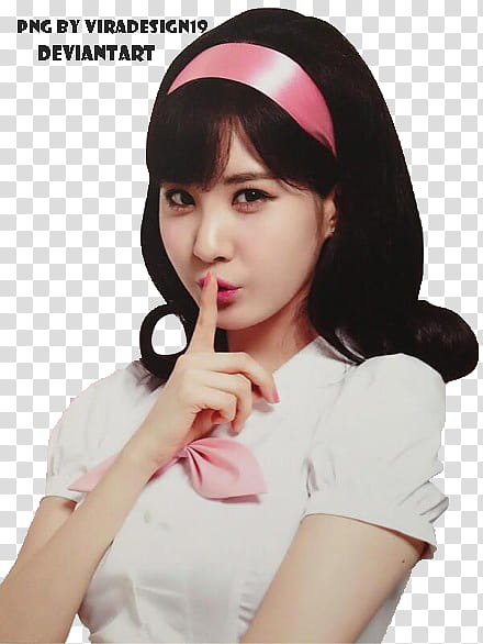 Seohyun Girls And Peace transparent background PNG clipart