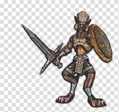 standing animal character holding sword and shield illustration transparent background PNG clipart