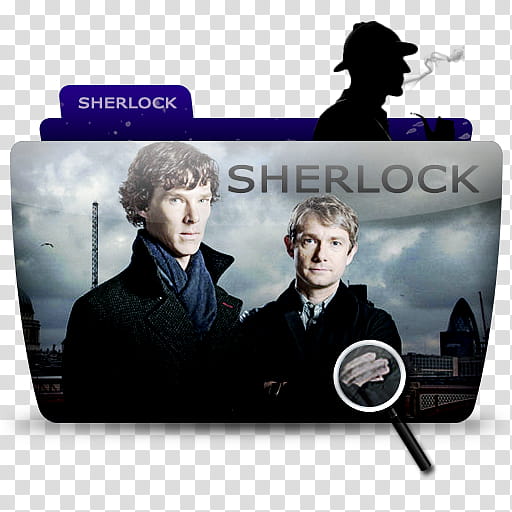 TV Folder Icons ColorFlow Set , Sherlock, Sherlock folder icon transparent background PNG clipart