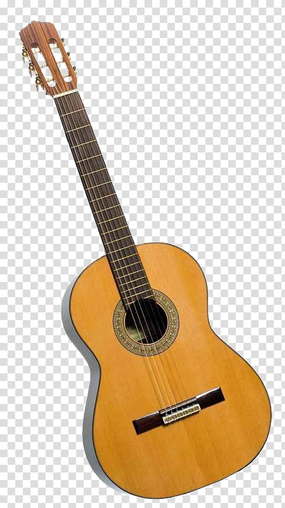 yellow classical guitar transparent background PNG clipart