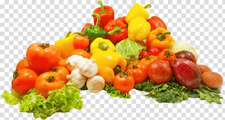 Fruit P, red tomatoes and yellow bell peppers transparent background PNG clipart