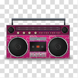 icons pink black and ICO, Pink&Black icons (), pink and black radio illustration transparent background PNG clipart