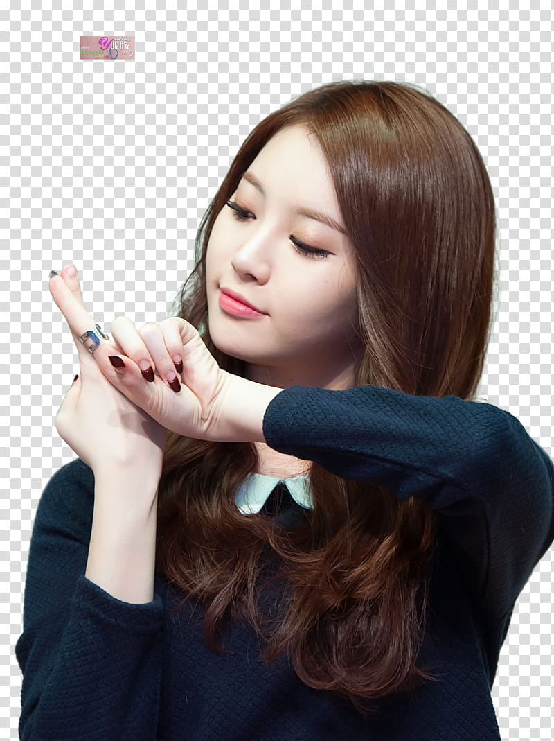 Yura Girls Day, Yura looking on her ring transparent background PNG clipart