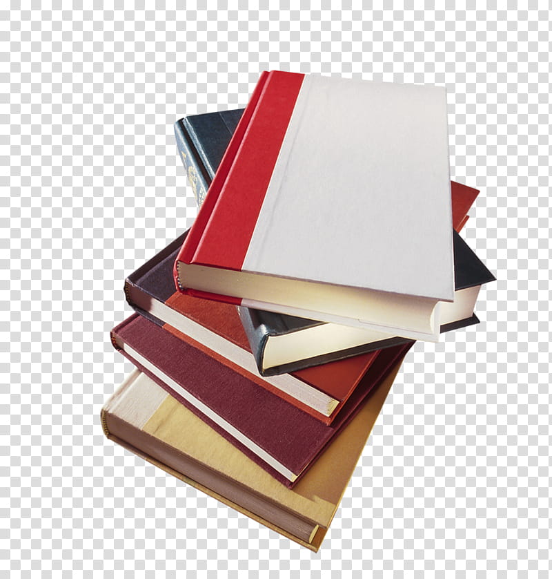 Things, five piled books with blue background transparent background PNG clipart