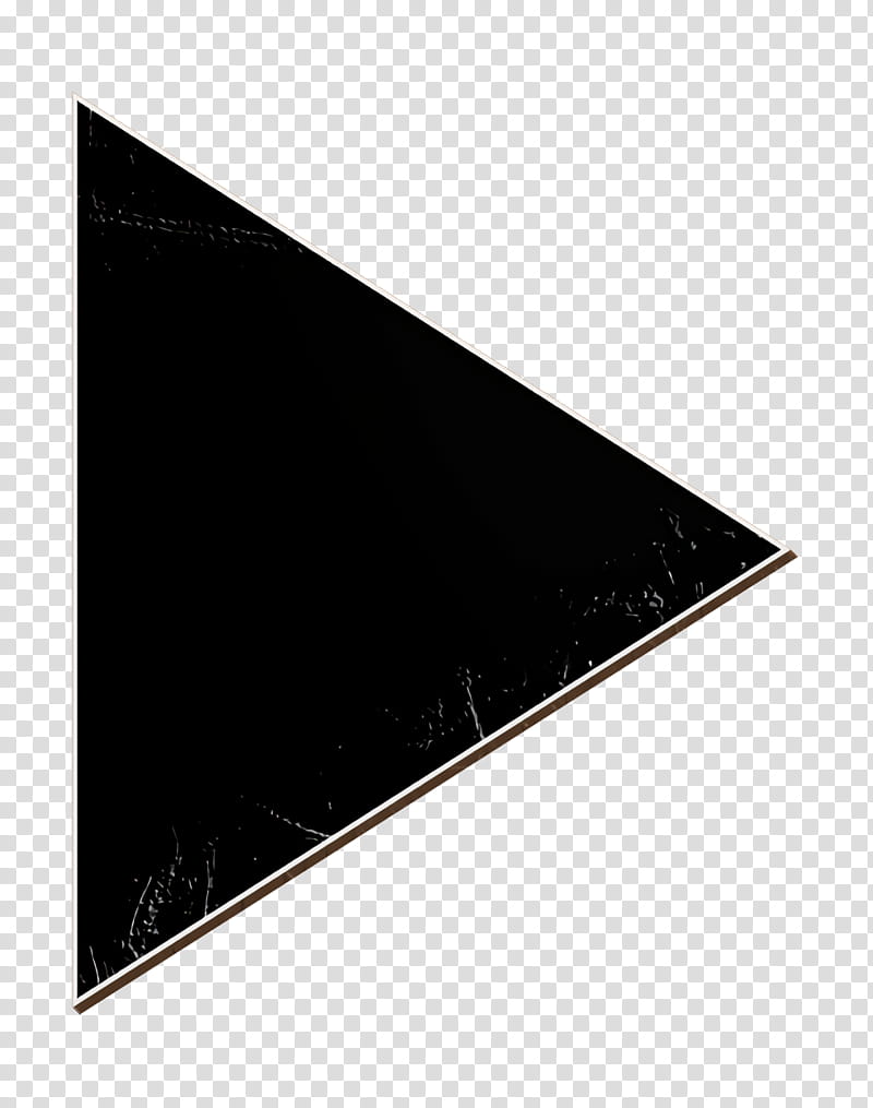 arrow icon play icon, Black, Rectangle, Triangle transparent background PNG clipart