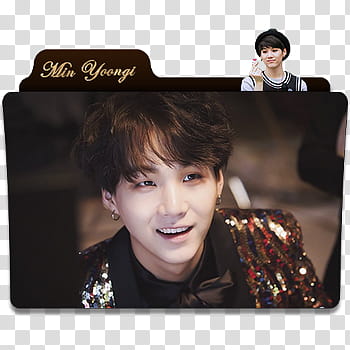 Min Yoongi Folder icon transparent background PNG clipart