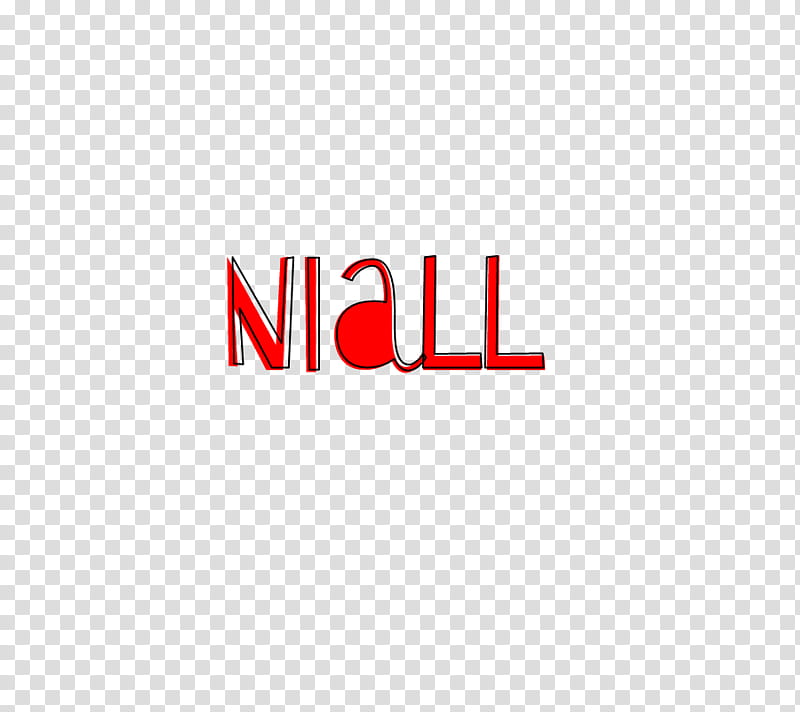 niall text overlay on whit background transparent background PNG clipart