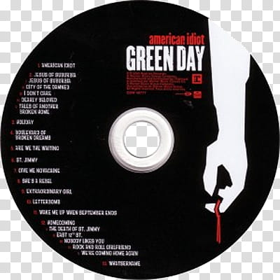 CDS in format, Green Day American Idiot CD transparent background PNG clipart