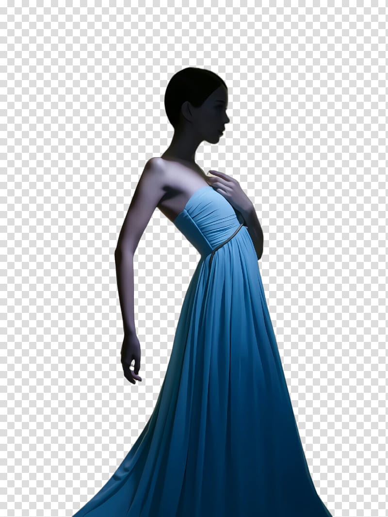 Blue dress gown clothing turquoise, Shoulder, Aqua, Standing, Teal ...