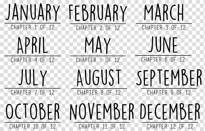 Chapters of the Year  transparent background PNG clipart