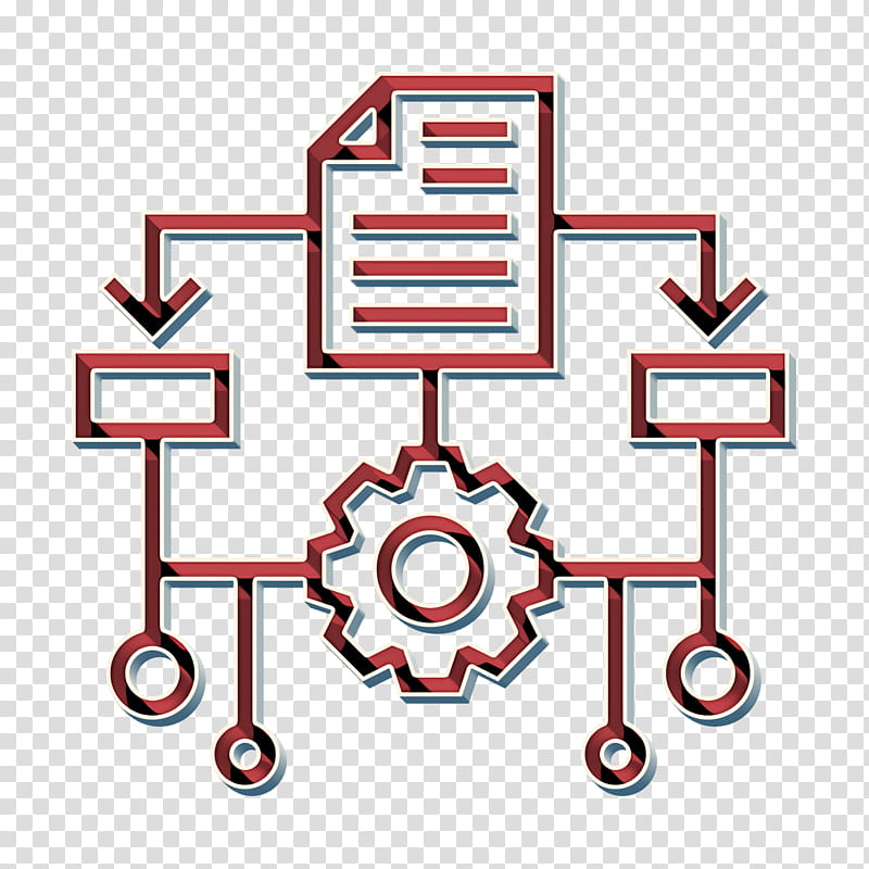 Algorithm icon Programming icon, Line transparent background PNG clipart