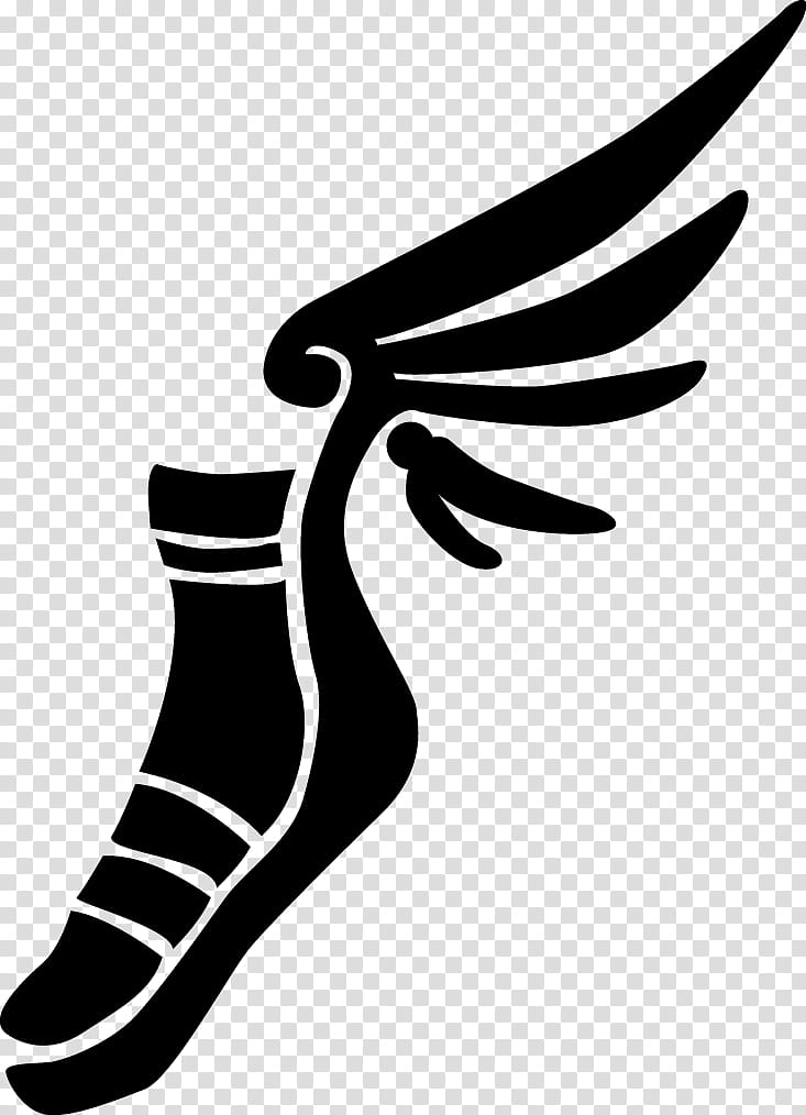 Hermes Greek God Shoes Drawing
