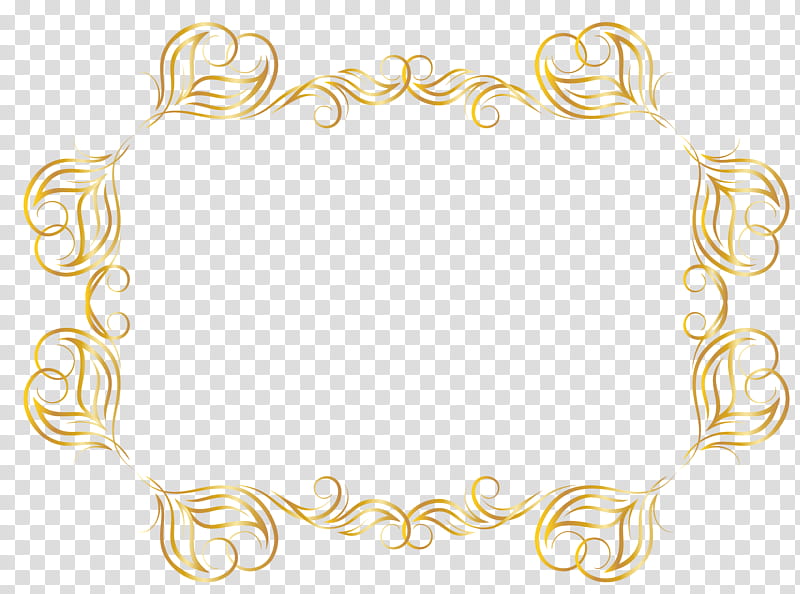 Gold Frame Frame, Jewellery, Necklace, Frames, Text, Yellow, Metal transparent background PNG clipart