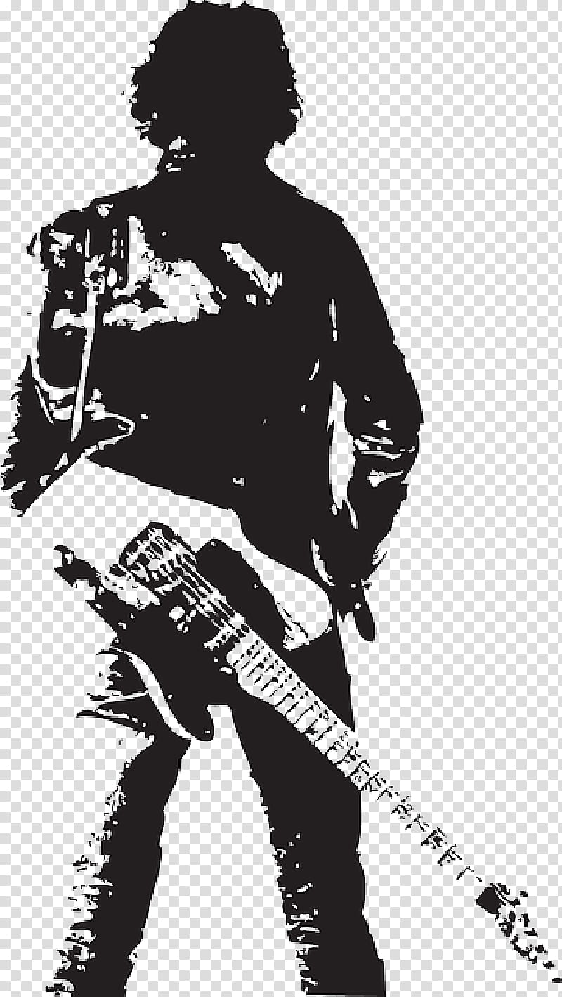 Rock, Music, Born To Run, Musician, Guitar, Stencil, Song, Chapter And Verse transparent background PNG clipart