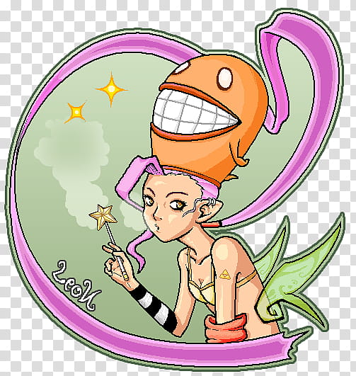 Nonsense Fairy, pink haired female character illustration transparent background PNG clipart