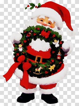 Santa claus, Watercolor, Paint, Wet Ink, Christmas 
, Christmas Decoration, Christmas Ornament, Interior Design transparent background PNG clipart thumbnail