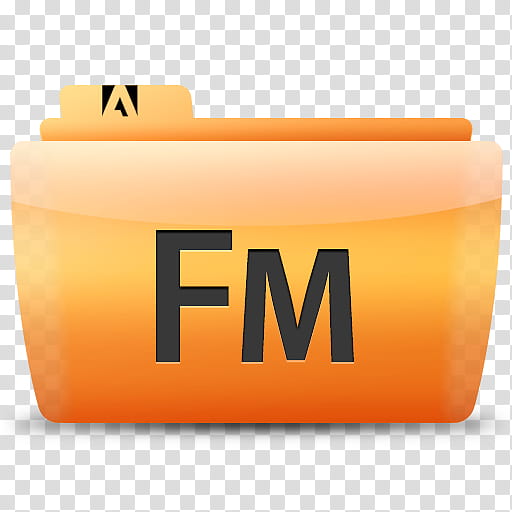 Colorflow   an Adobe, orange FM folder transparent background PNG clipart