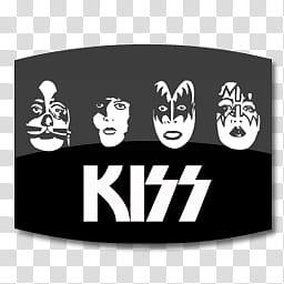 Cinema dock icons, Kiss, Kiss band transparent background PNG clipart