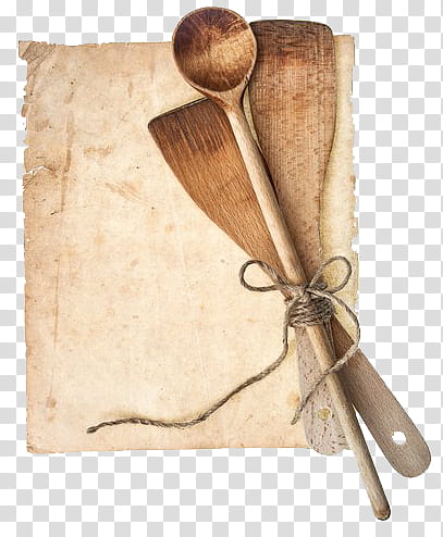 brown wooden kitchen tools transparent background PNG clipart