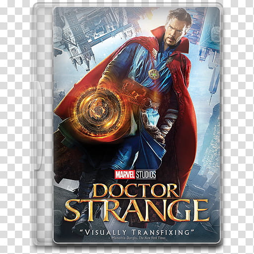 Movie Icon Mega , Doctor Strange, Doctor Strange DVD case transparent background PNG clipart