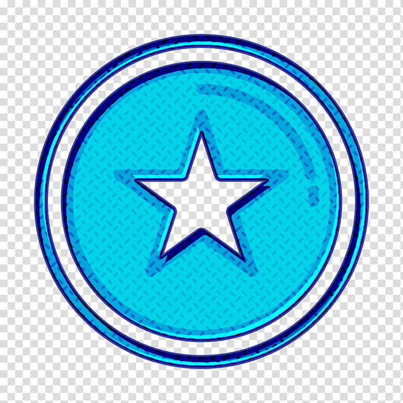 Movie Film icon Popular icon Star icon, Movie Film Icon, Turquoise, Circle, Electric Blue, Symbol transparent background PNG clipart
