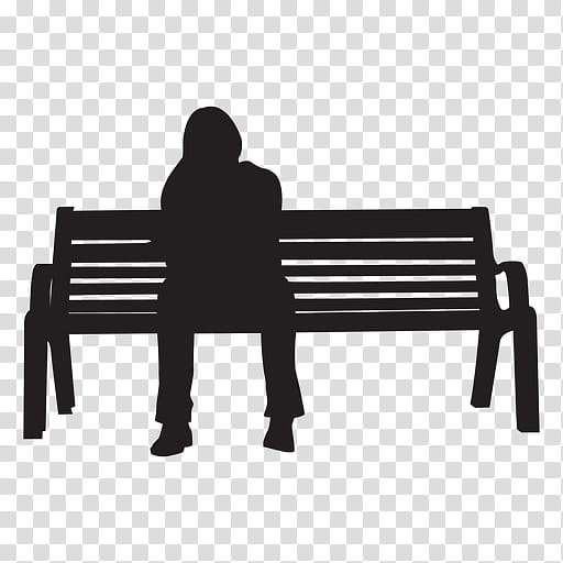 Person Logo, Silhouette, Sitting, Bench, Bank, Drawing, Furniture, Outdoor Bench transparent background PNG clipart