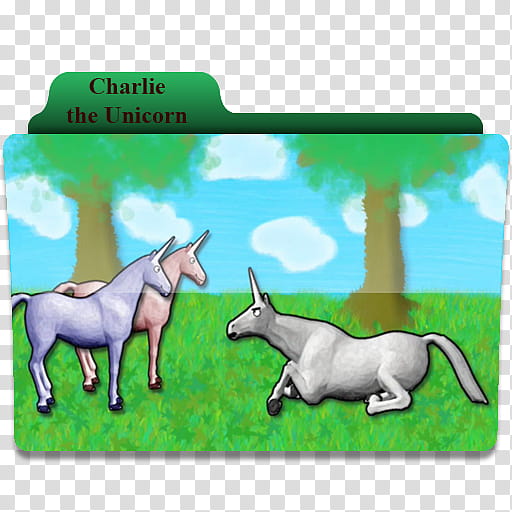 Charlie the Unicorn, Charlie the Unicorn icon transparent background PNG clipart