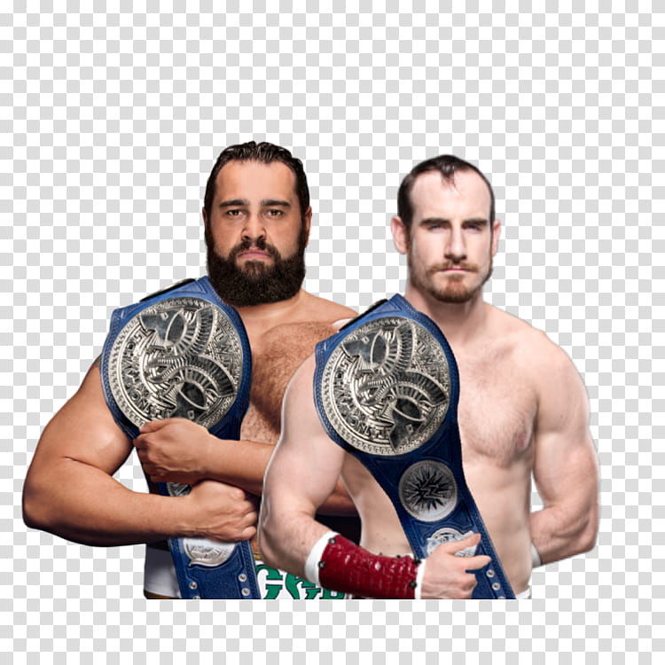 Rusev Day SmackDown Tag Champions Custom transparent background PNG clipart