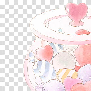 Watchers, jar of candies sticker transparent background PNG clipart