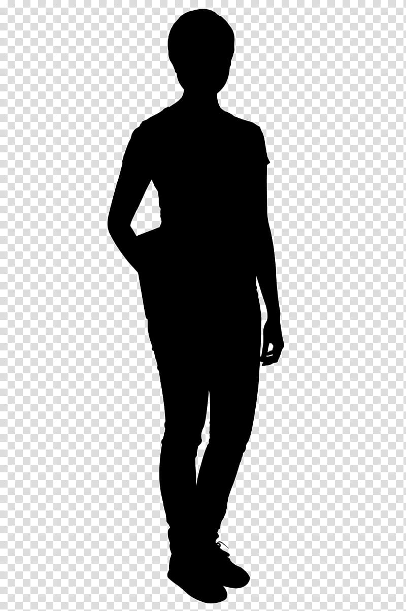 Man, Silhouette, Woman, Standing, Male, Human, Sleeve, Blackandwhite ...