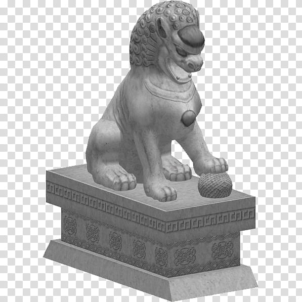 Cats, Statue, Lion, Zoo Tycoon 2, Chinese Guardian Lions, Sculpture, Figurine, Bronze Sculpture transparent background PNG clipart