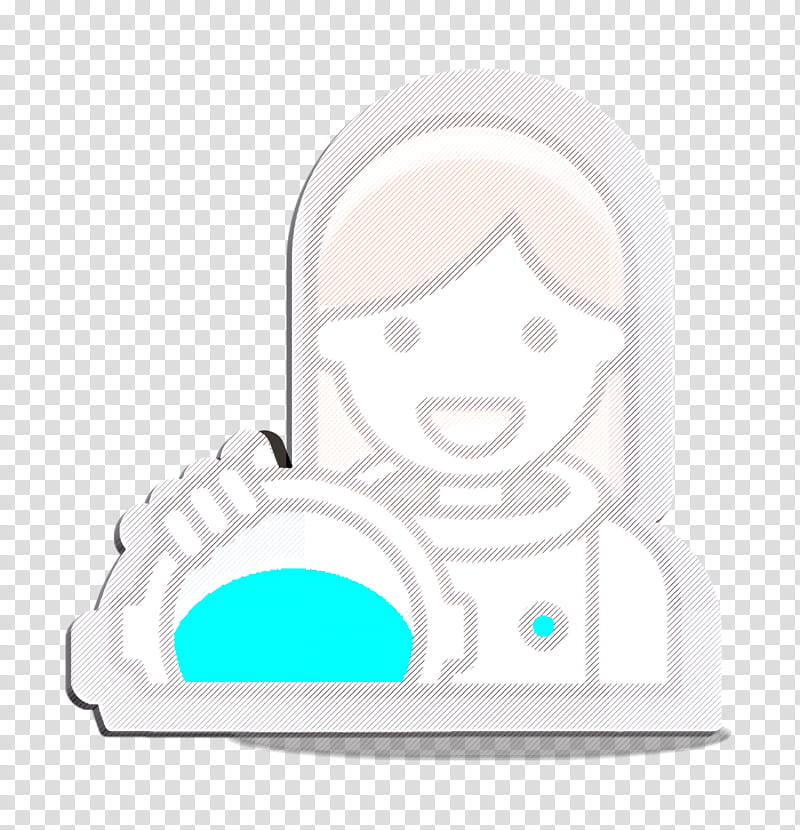 2 icon astronaut icon woman icon, Face, Head, Nose, Cartoon, Mouth, Jaw, Animation transparent background PNG clipart