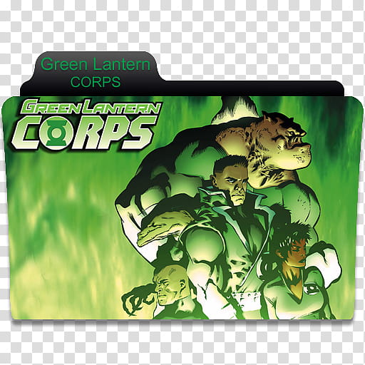 DC Comics Folder , Green Lantern Corps transparent background PNG clipart