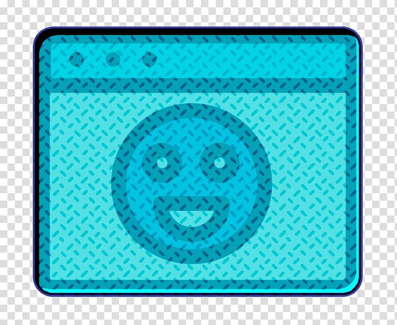 rate icon rating icon survey icon, Aqua, Emoticon, Turquoise, Teal, Smiley, Line, Square transparent background PNG clipart