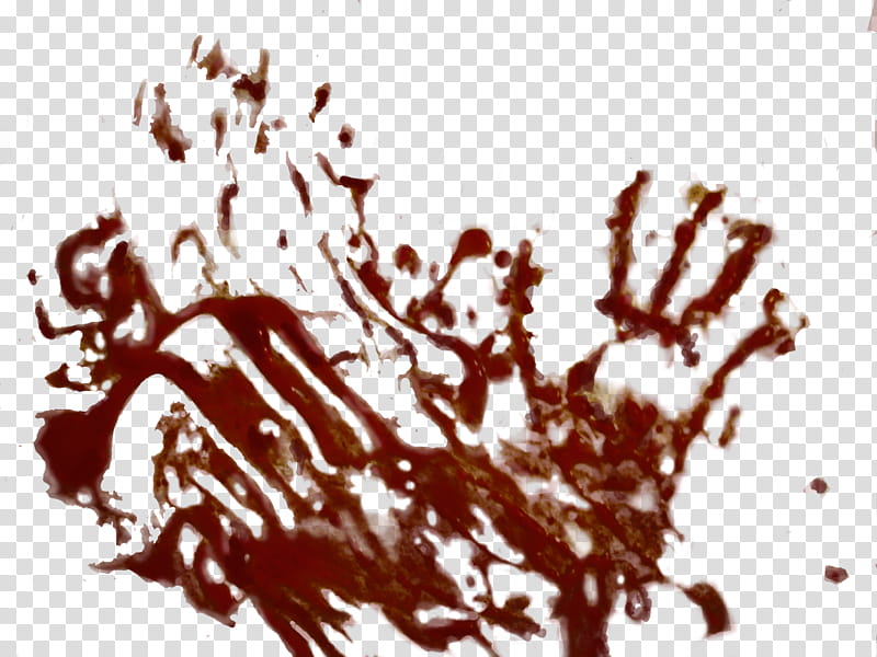 Bloody Hand, blood splatter transparent background PNG clipart