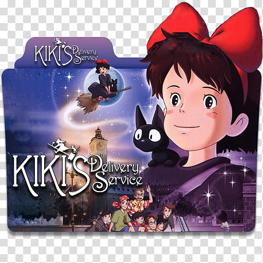 Classic Animated Movies Folder Icon , Kiki's Delivery Service transparent background PNG clipart
