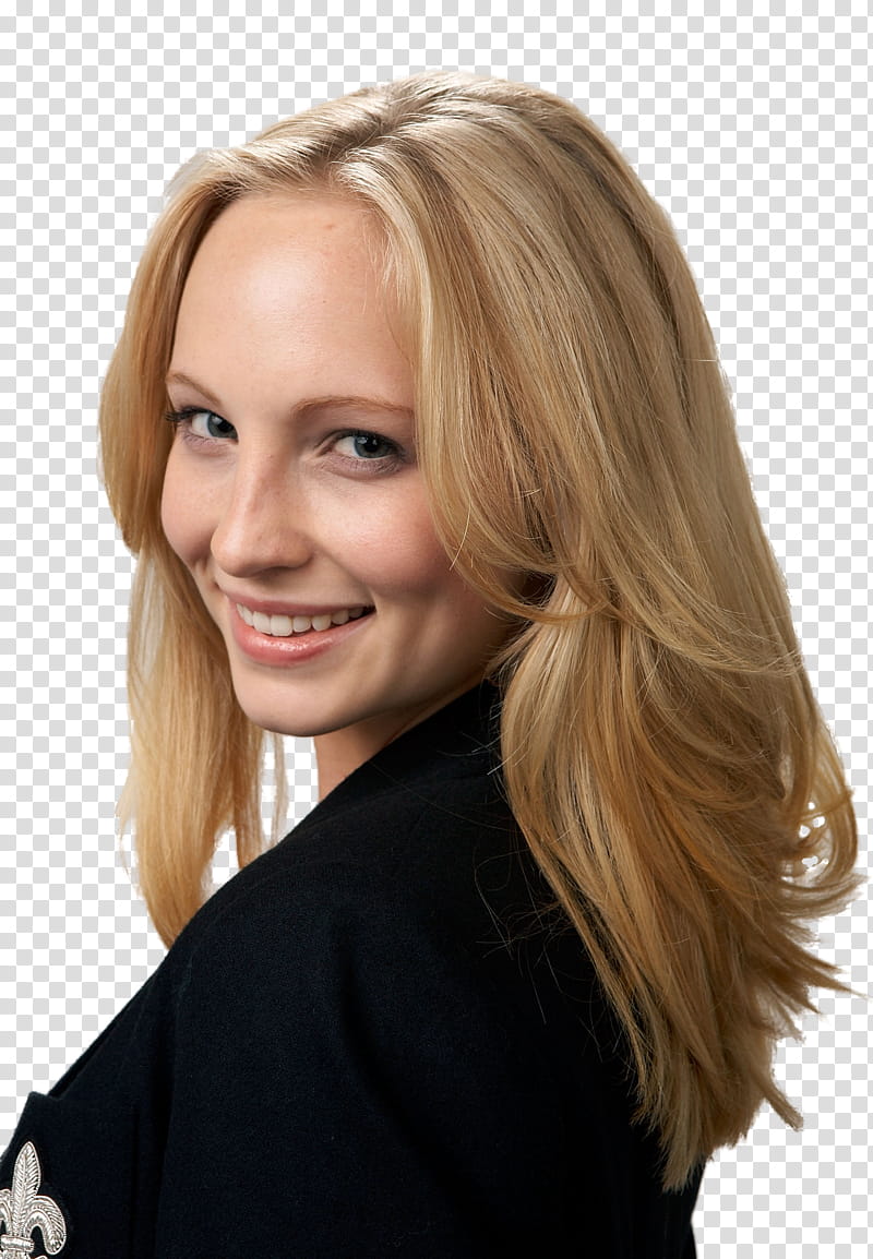 Candice Accola, blonde haired woman facing camera transparent background PNG clipart