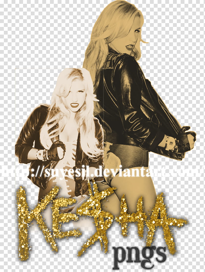 Kesha, smirking Kesha in black leather jacket and holding it transparent background PNG clipart