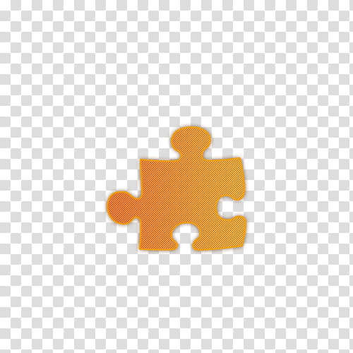 orange puzzle piece transparent background PNG clipart
