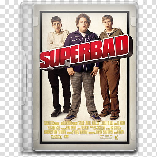 Movie Icon , Superbad, Superbad movie case cover transparent background PNG clipart