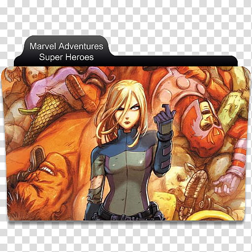 Marvel Comics Folder , Marvel Adventures Super Heroes transparent background PNG clipart