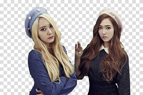 SNSD Jessica and Fx Krystal Lapalette transparent background PNG clipart