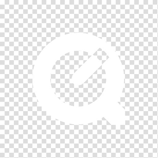 Black n White, white Quicktime icon transparent background PNG clipart