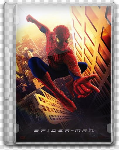 Spider Man  DVD Case Icons, spider-man-v transparent background PNG clipart