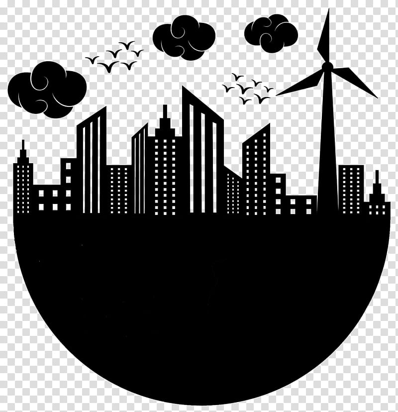 City Skyline Silhouette, Pollution, Concept, Sustainable City, Natural Environment, Drawing, Environmental Protection, Human Settlement transparent background PNG clipart