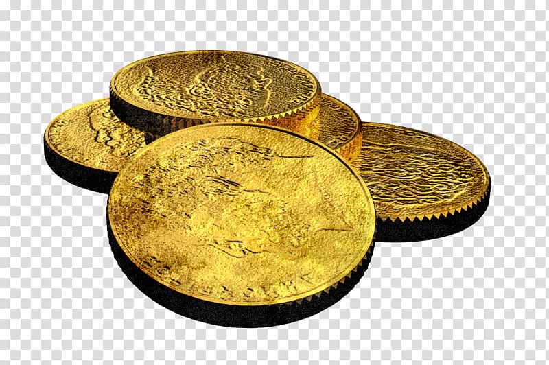 MB Golden Coins, gold-colored coins transparent background PNG clipart